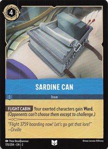 2023 Disney Lorcana Rise of the Floodborn  Sardine Can  #170