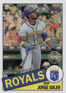 2020 Topps Silver Pack 1985 Topps Chrome Baseball Series 2 Jorge Soler #85TC-22