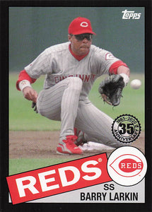 2020 Topps 1985 Topps Baseball Series 2 Black 120/299 Barry Larkin #85TB-13