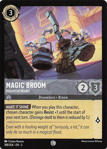 2023 Disney Lorcana Rise of the Floodborn  Magic Broom, Industrial Model  #188