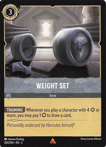 2023 Disney Lorcana Rise of the Floodborn  Weight Set  #204