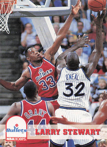 1993-94 NBA Hoops Larry Stewart #229