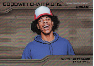 2023 Upper Deck Goodwin Champions Platinum Rainbow Scoot Henderson #P63