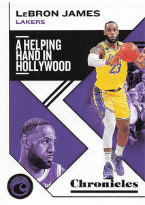 2019-20 Panini Chronicles LeBron James #10