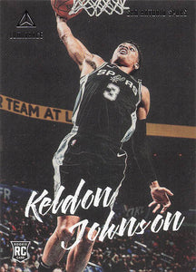 2019-20 Panini Chronicles Luminance Keldon Johnson #140 RC