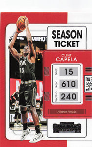 2021-22 Panini Contenders Clint Capela #24