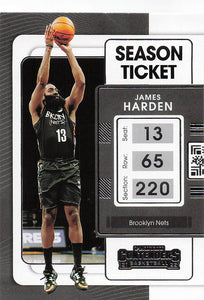 2021-22 Panini Contenders James Harden #64
