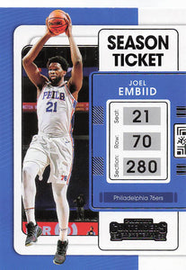2021-22 Panini Contenders Joel Embiid #67