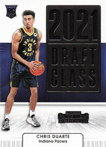 2021-22 Panini Contenders 2021 Draft Class Contenders Chris Duarte #13 RC