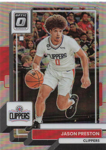 2022-23 Panini Donruss Optic Jason Preston #140