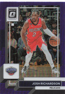2022-23 Panini Donruss Optic Purple Prizm Josh Richardson #198