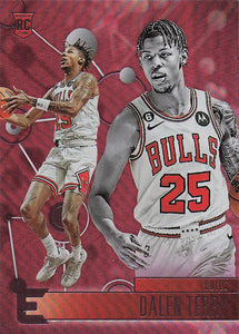 2022-23 Panini Chronicles Essentials Pink Dalen Terry #218 RC