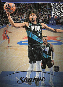 2022-23 Panini Chronicles Luminance Shaedon Sharpe #138 RC