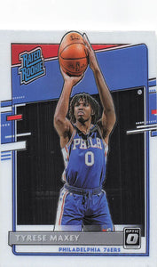 2020-21 Donruss Optic Tyrese Maxey #171 RC