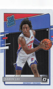 2020-21 Donruss Optic Saben Lee #191 RC