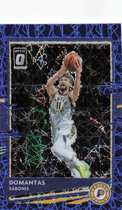 2020-21 Donruss Optic Purple Shock Prizm Domantas Sabonis #142