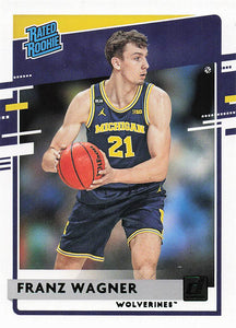 2021-22 Panini Chronicles Draft Picks Donruss Green Franz Wagner #34 RC