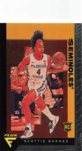 2021-22 Panini Chronicles Draft Picks Flux Scottie Barnes #232 RC