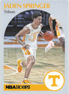 2021-22 Panini Chronicles Draft Picks Hoops Jaden Springer #70