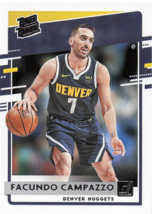 2020-21 Panini Chronicles Donruss Facundo Campazzo #196 RC