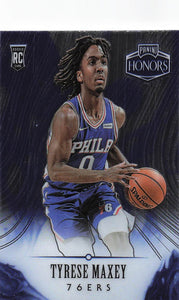 2020-21 Panini Chronicles Honors Tyrese Maxey #598 RC