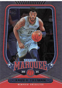 2020-21 Panini Chronicles Marquee Xavier Tillman #242 RC