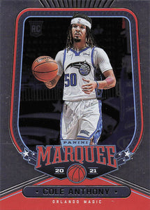 2020-21 Panini Chronicles Marquee Cole Anthony #251 RC