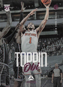 2020-21 Panini Chronicles Luminance Pink Obi Toppin #159 RC