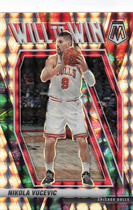 2020-21 Panini Mosaic Will to Win Mosaic Prizm Nikola Vucevic #17