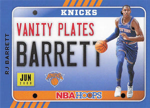 2020-21 Panini Hoops Vanity Plates RJ Barrett #25