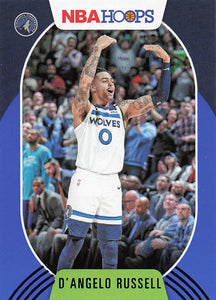 2020-21 Panini Hoops Blue D'Angelo Russell #188