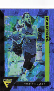2020-21 Panini Flux Blue Cracked Ice Prizm Fred VanVleet #165