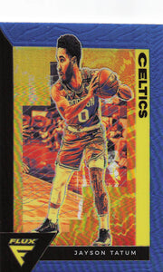 2020-21 Panini Flux Light Blue Prizm Jayson Tatum #7