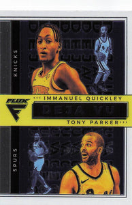 2020-21 Panini Flux Deja Vu Immanuel Quickley - Tony Parker #27