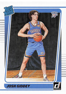 2021-22 Panini Donruss Josh Giddey #202 RC
