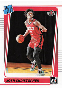 2021-22 Panini Donruss Josh Christopher #250 RC