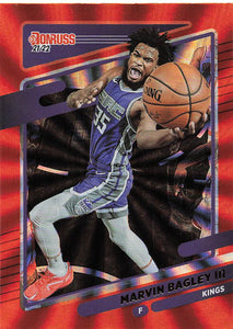 2021-22 Panini Donruss Holo Orange Laser Marvin Bagley III #134