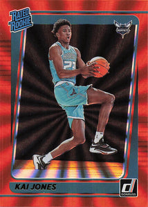 2021-22 Panini Donruss Holo Orange Laser Kai Jones #232 RC