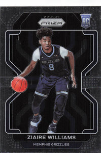 2021-22 Panini Prizm Ziaire Williams #313 RC