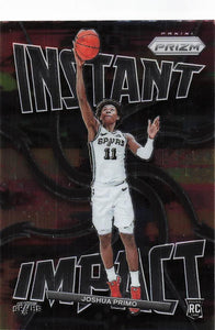 2021-22 Panini Prizm Instant Impact Joshua Primo #12 RC