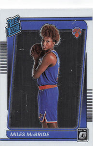 2021-22 Donruss Optic Miles McBride #174 RC