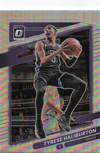 2021-22 Donruss Optic Holo Prizm Tyrese Haliburton #38