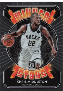 2021-22 Donruss Optic Winner Stays Khris Middleton #2