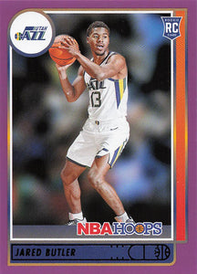 2021-22 Panini NBA Hoops Purple Jared Butler #216 RC