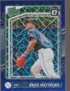 2024 Donruss Baseball Optic Blue Velocity Brice Matthews #115