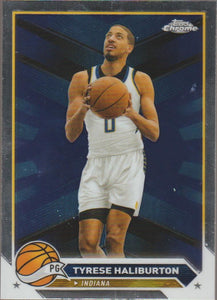 2023-24 Topps Chrome Basketball Tyrese Haliburton #4
