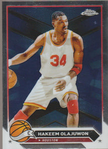 2023-24 Topps Chrome Basketball Hakeem Olajuwon #52