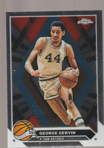 2023-24 Topps Chrome Basketball George Gervin #75
