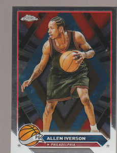 2023-24 Topps Chrome Basketball Allen Iverson #66