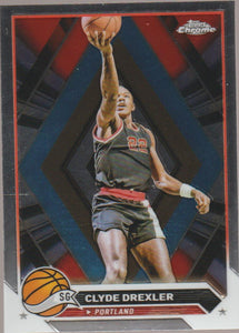 2023-24 Topps Chrome Basketball Clyde Drexler #72
